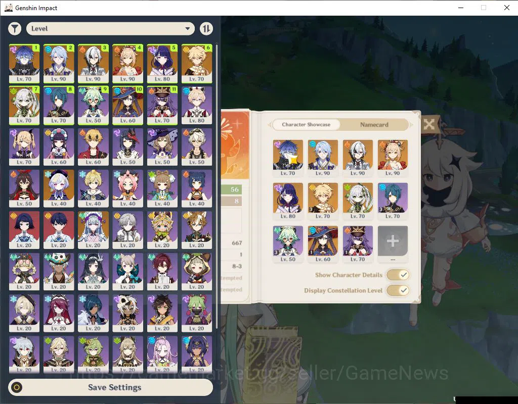 ASIA|AR 56|6 Limited +3(*5Weapon)|Arlecch,Yoimiya,Raiden,Flins,Nahida,Ayato|MC Male|TakeMail|Check SS(GI5728) Genshin Impact Mid Game ASIA|AR 56|6 Limited +3(*5Weapon)|Arlecch,Yoimiya, image 1