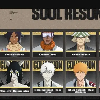 BLEACH: Soul Resonance Accounts NUVERSE SEA|Lv 67|9 SSR|8 Sign|(Ichigo Dual Z B1,Ulquiorra Res,Ichigo