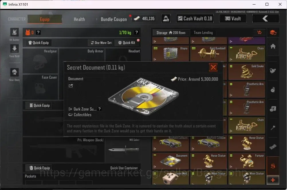 Arena Breakout Accounts Mobile | | LV 30 | SV 164 M | CV 104 M | Decree LR image 8