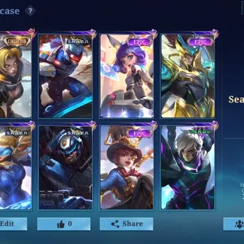 Mobile Legends: Bang Bang Accounts Collector Global|Skin 67|Seasoned|Collector Natalia,Saber Saber + Johnson