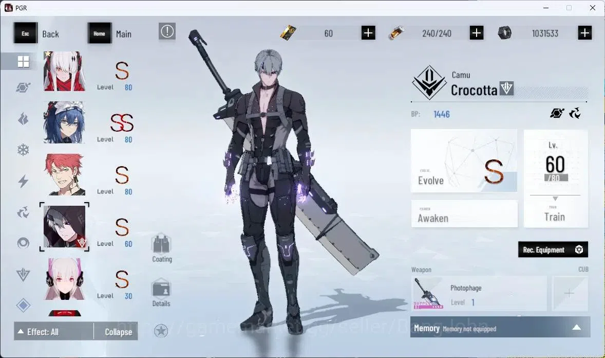 Punishing: Gray Raven Accounts ASIA | Lv80|[S Crepuscule,S Lucia CW,S Pyroath,S O image 14