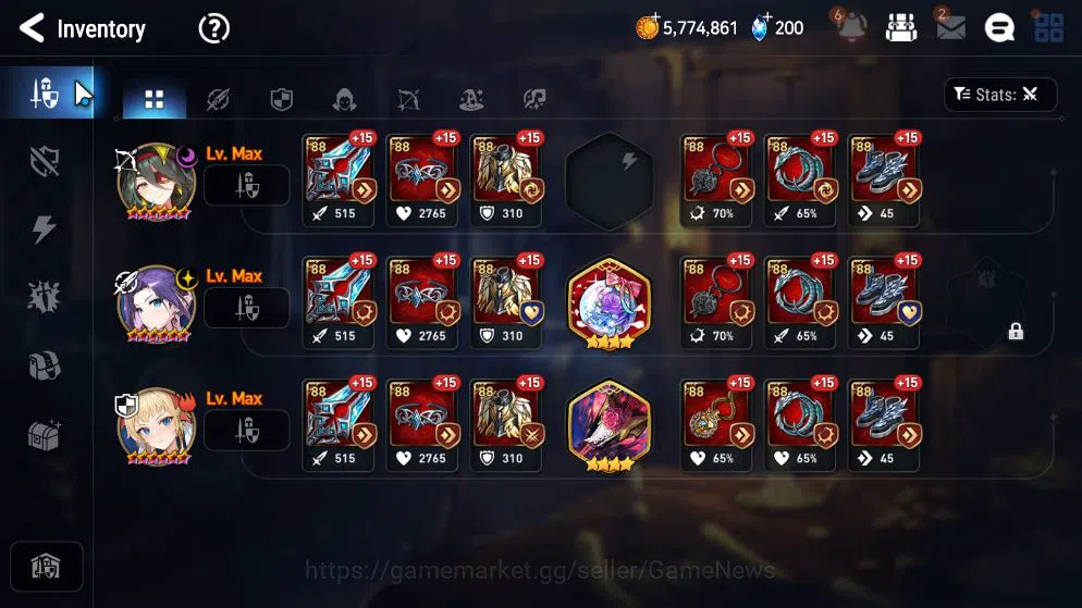 Epic Seven Accounts Mid-Tier GLOBAL Unverif|4 ML(LR Krau,PC Flan,DJ Basar,MA Ken)+Ravi,Brieg|PoH+Bles ON|5,3K Energy+13K 8