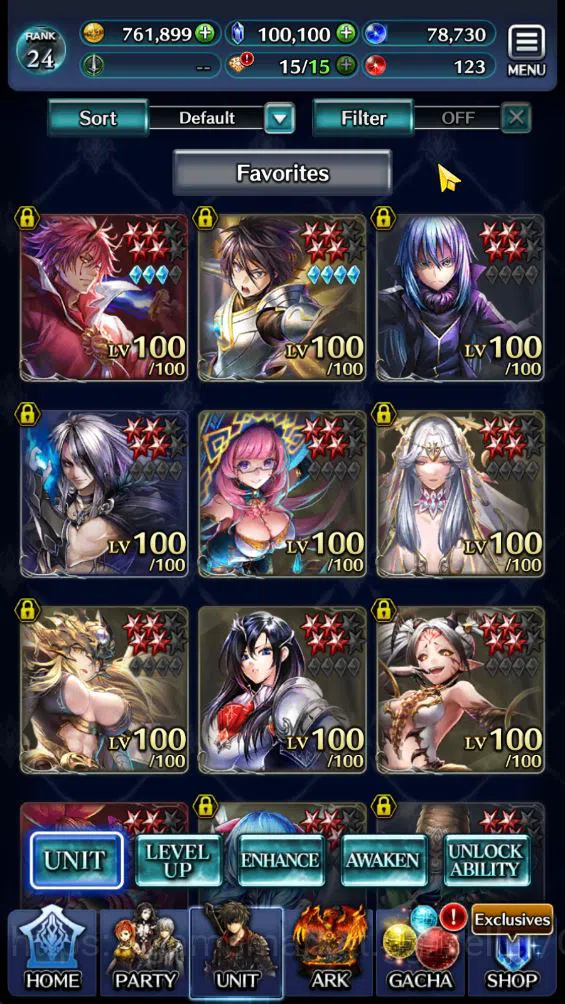 GLOBAL|100k Crystal|Collab(Hinata,Benimaru,DLRimuru)+TopTierUnits(Lonardo,A.Rolland,G.Lilaha,etc)|1LR,20SSR ARK|CheckSS (LC1135) Last Cloudia Accounts Mid‑Game GLOBAL|100k