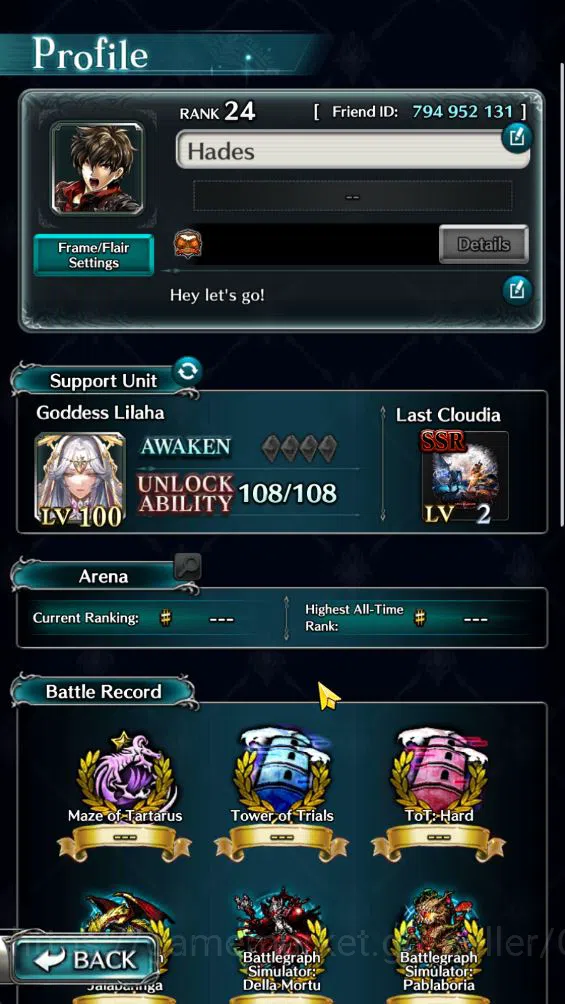 Last Cloudia Accounts Mid‑Game GLOBAL|100k 11