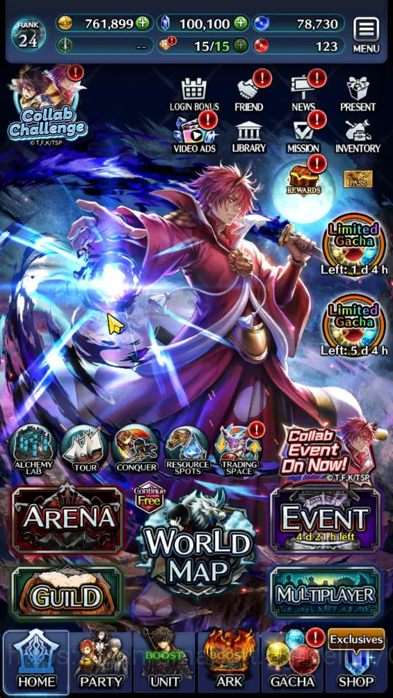 Last Cloudia Accounts Mid‑Game GLOBAL|100k 5