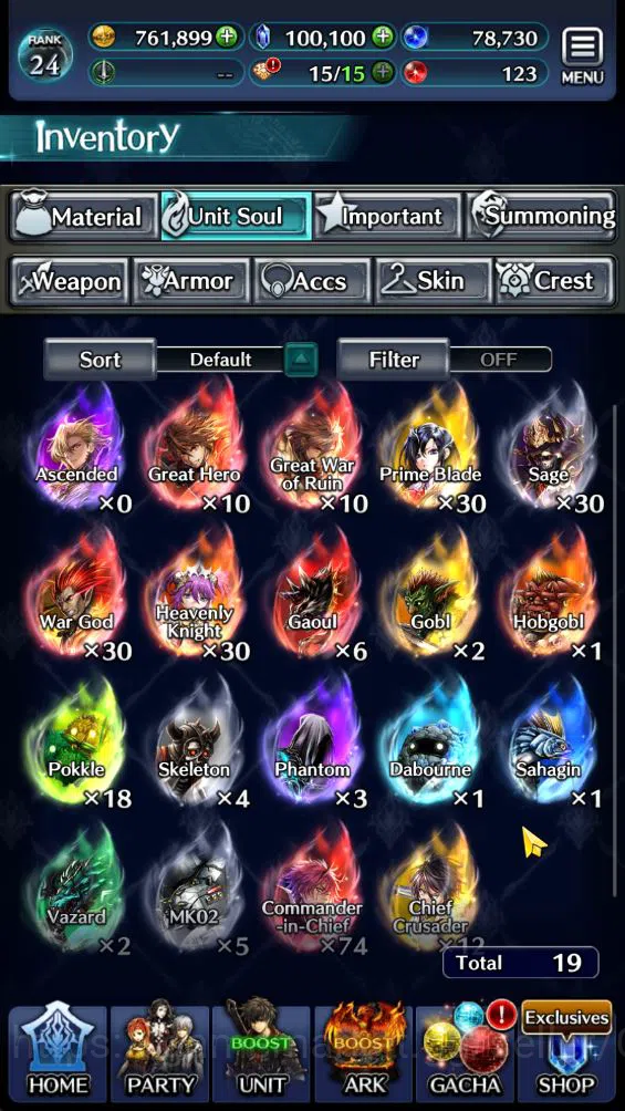 Last Cloudia Accounts Mid‑Game GLOBAL|100k 6