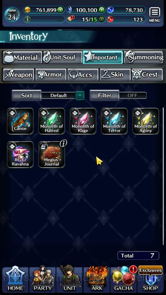 Last Cloudia Accounts Mid‑Game GLOBAL|100k 7