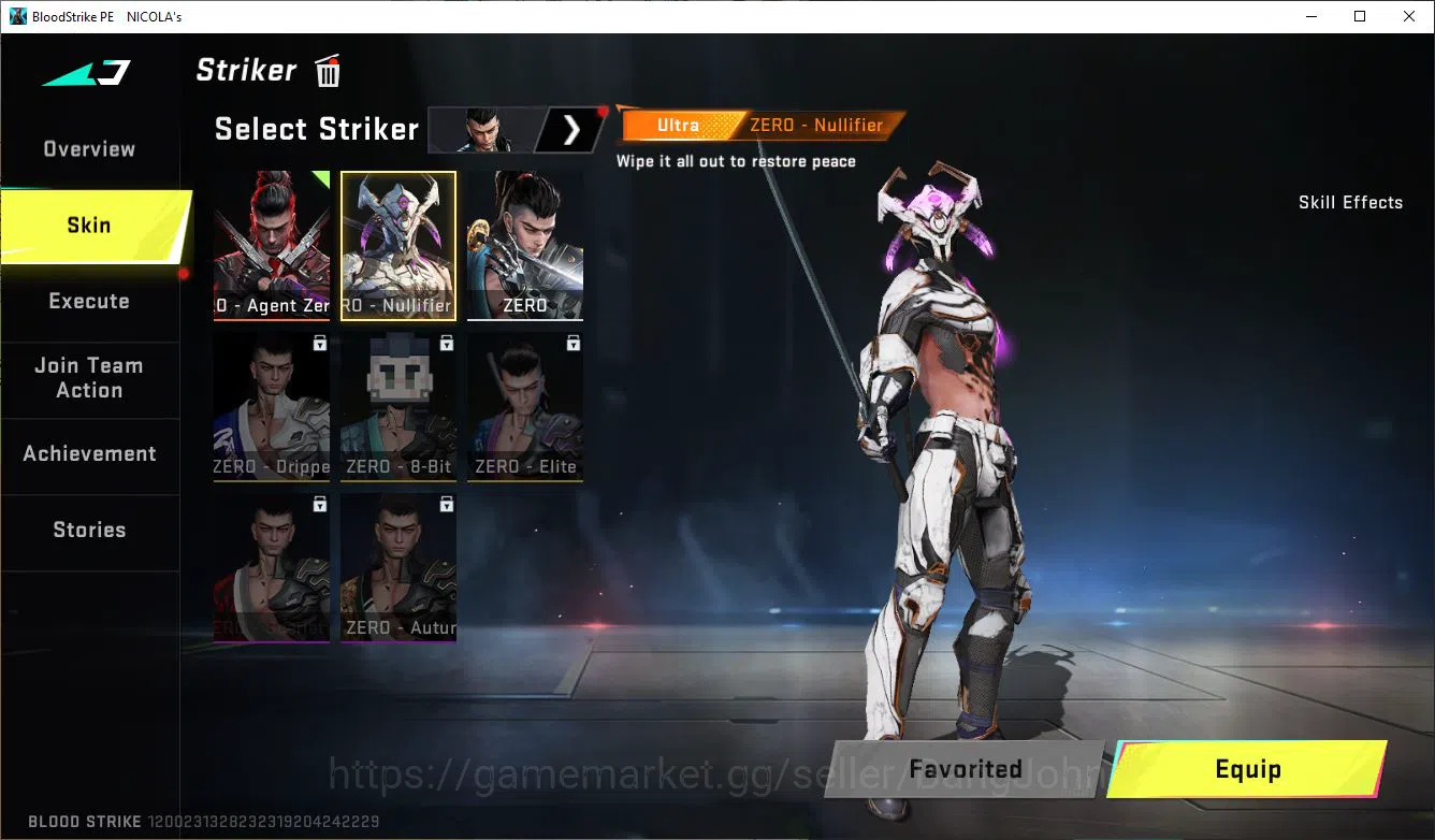 Blood Strike Accounts ASIA|COLLAB=KAG-6|ULTRA=AR97,UMP45 MORE DETAIL CEK image 11