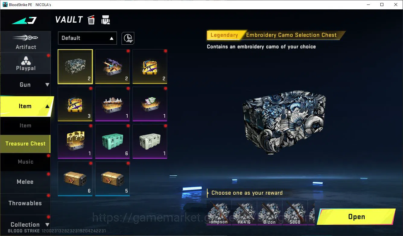 Blood Strike Accounts ASIA|COLLAB=KAG-6|ULTRA=AR97,UMP45 MORE DETAIL CEK image 4