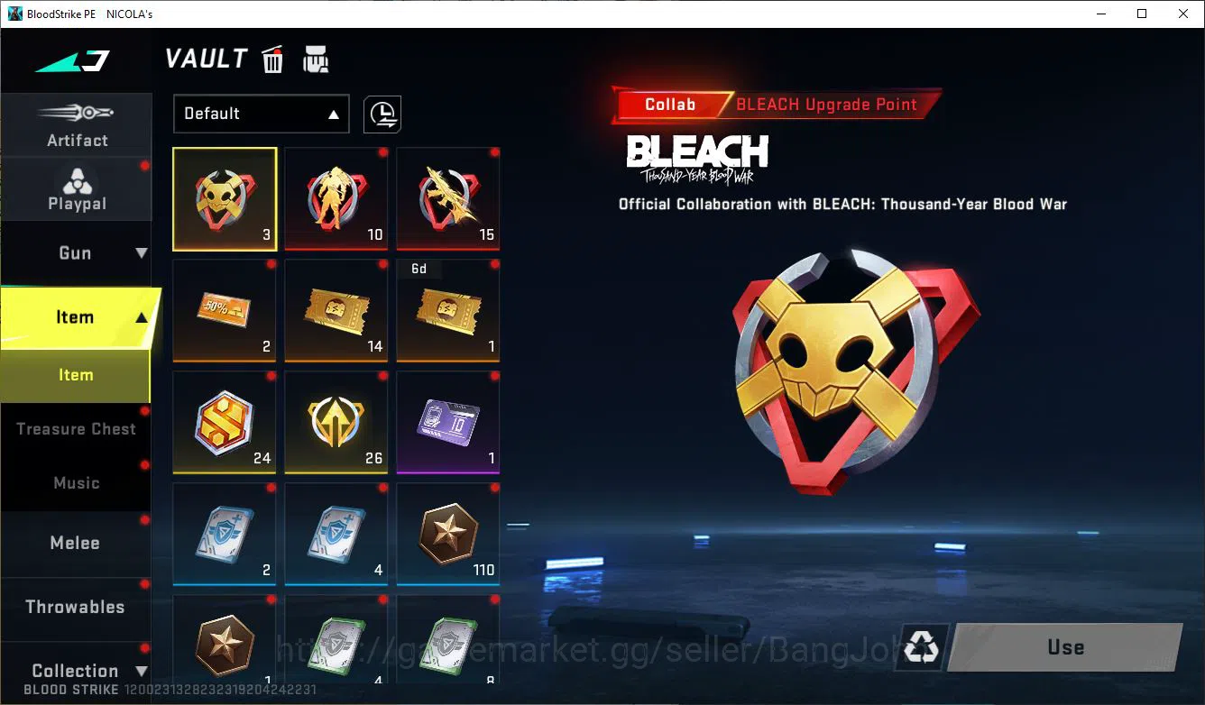 Blood Strike Accounts ASIA|COLLAB=KAG-6|ULTRA=AR97,UMP45 MORE DETAIL CEK image 5