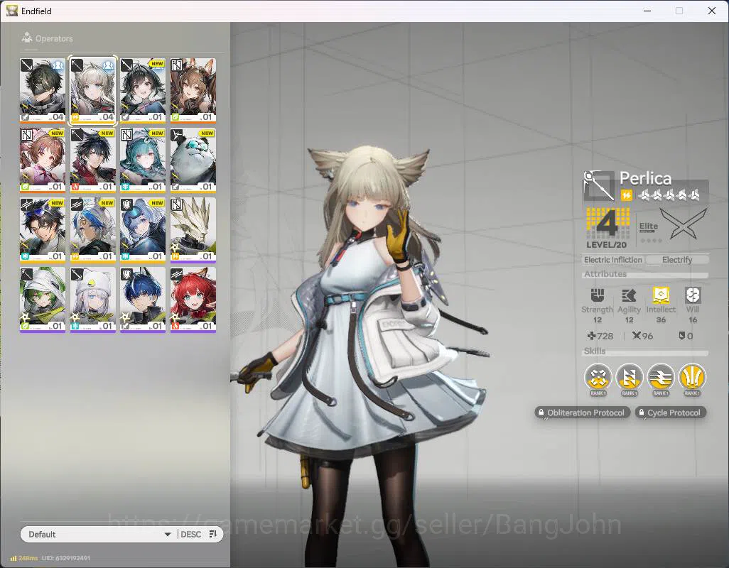 Arknights: Endfield Accounts NA | starter Gilberta| for sign n detail check SS  image 1