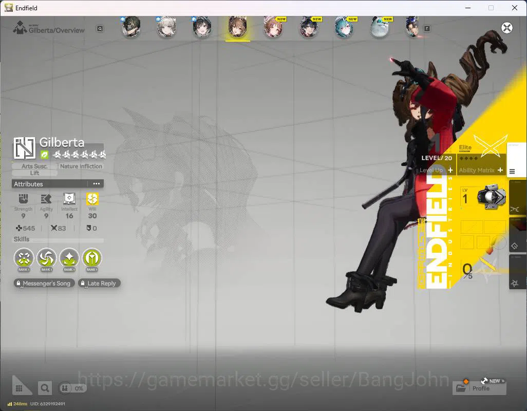 Arknights: Endfield Accounts NA | starter Gilberta| for sign n detail check SS AKE172B 2