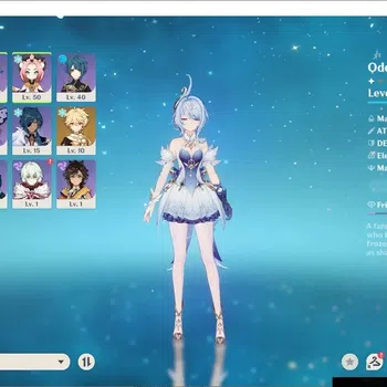 Genshin Impact Accounts Starter Asia|Starter AR34|1Limit 5*Char (Odette)|14x 4*Char