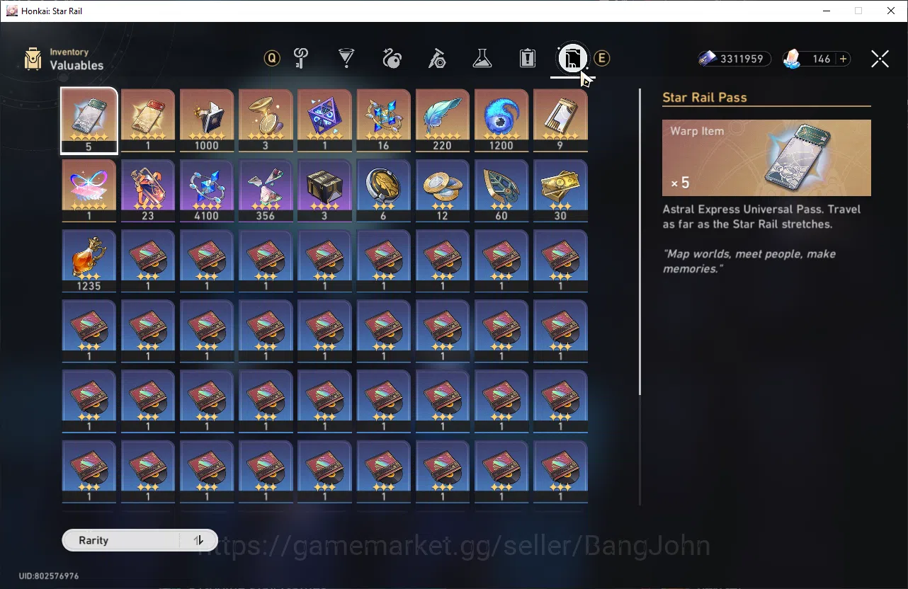 Honkai Star Rail Accounts ASIA|TL 68||10 limit|Castorice+sign,Tribbie+sign,T image 10
