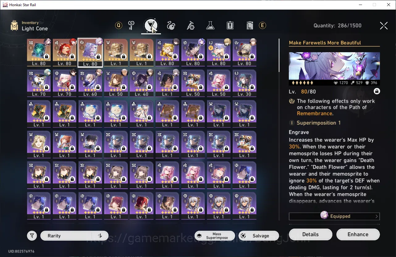 Honkai Star Rail Accounts ASIA|TL 68||10 limit|Castorice+sign,Tribbie+sign,T image 5