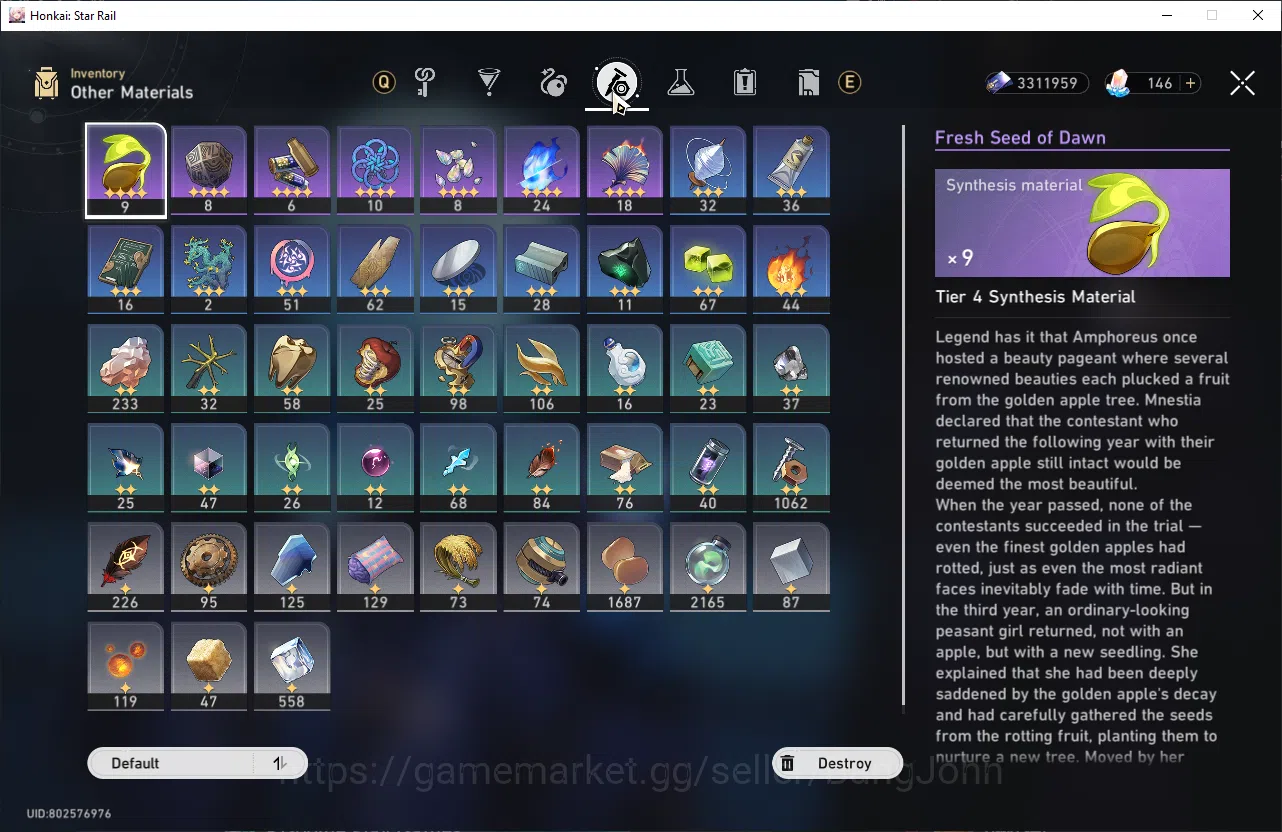 Honkai Star Rail Accounts ASIA|TL 68||10 limit|Castorice+sign,Tribbie+sign,T image 8
