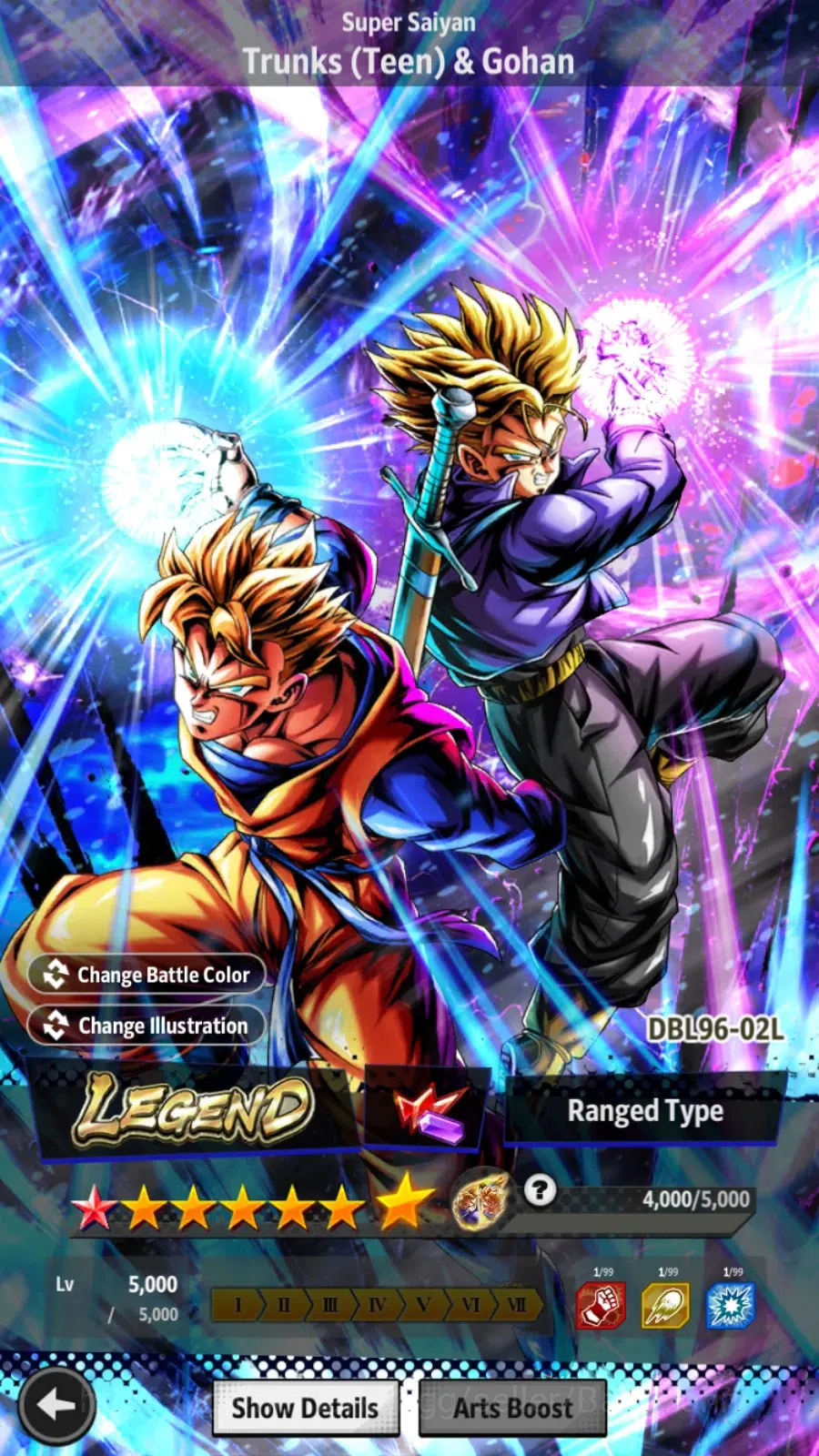 Dragon Ball Legends Accounts High-End Global | Lvl 159|335M Total Power|655 CC|2 LR|3 UL|LR Trunks&Gohan,Broly Fury|UL Omega 9