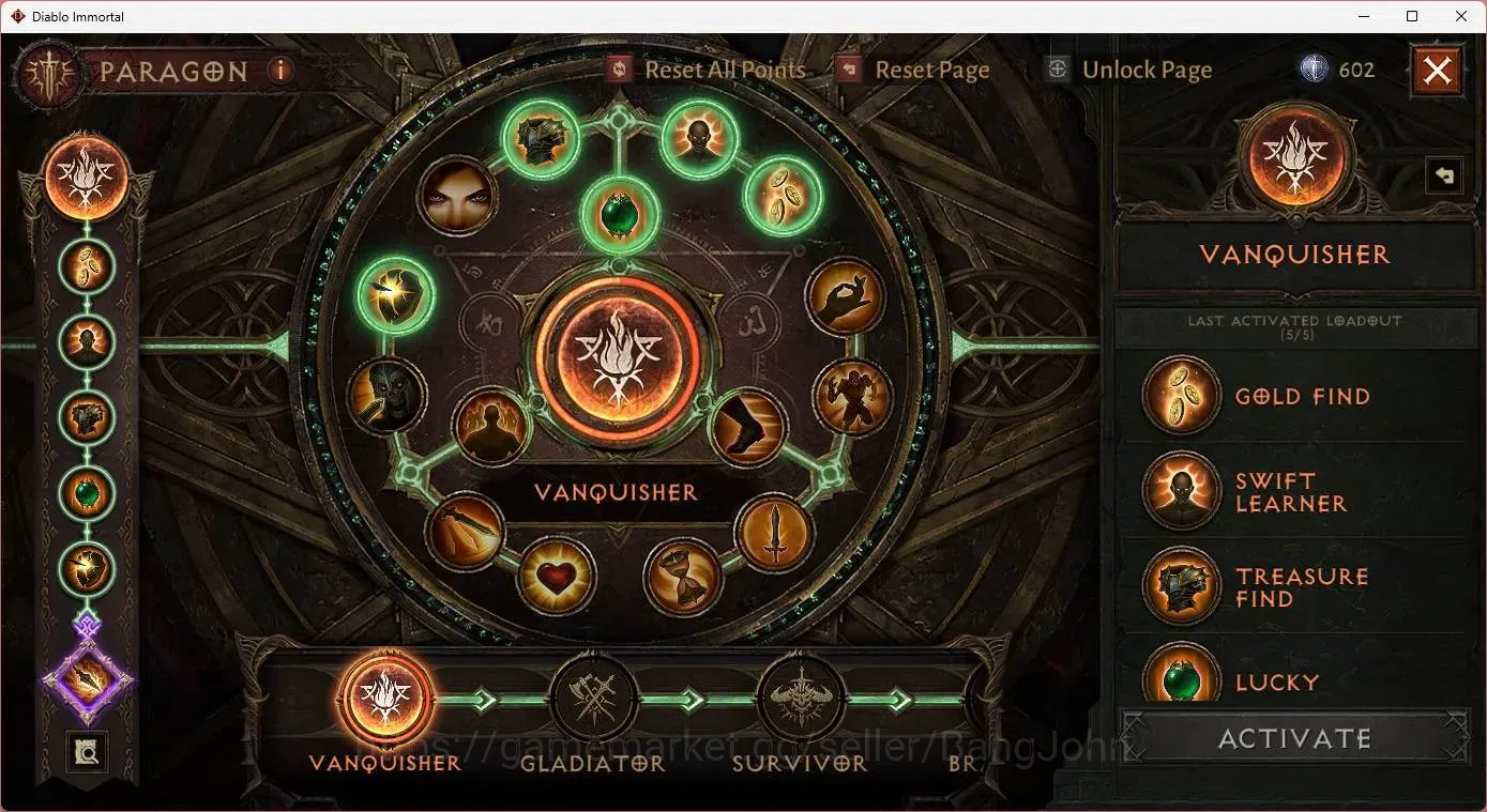 Diablo Immortal Accounts Mid-Tier SA - Oza | 60 (742) Barbarian | CR 42K | Reso 540 | Inferno 4 | 1 Cosmetics |MYRRJEN Lv 30 10
