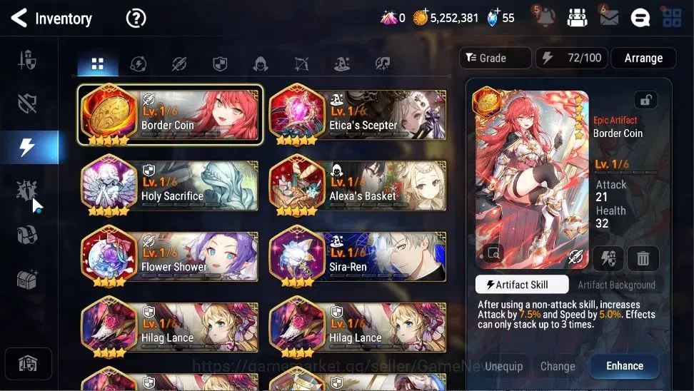 Epic Seven Accounts GLOBAL|UnVerif|2 ML(Rhianna&Luciel, Maid Chloe)+Te image 16