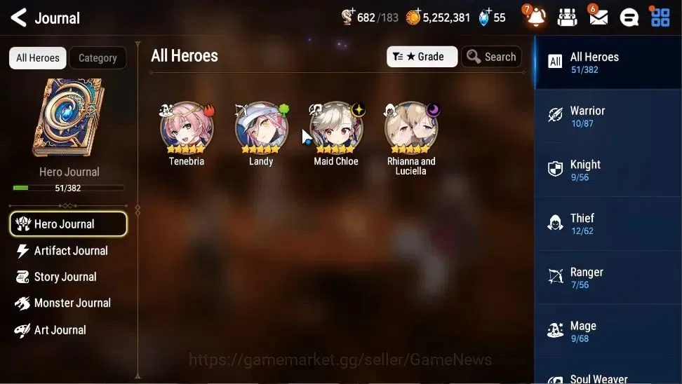 Epic Seven Accounts GLOBAL|UnVerif|2 ML(Rhianna&Luciel, Maid Chloe)+Te image 4