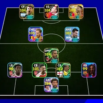 eFootball Accounts Legends & Iconic Players Android|Big Time Cristiano Ronaldo 23 Jun'26|Epic Gannaro Gattuso,Wayne
