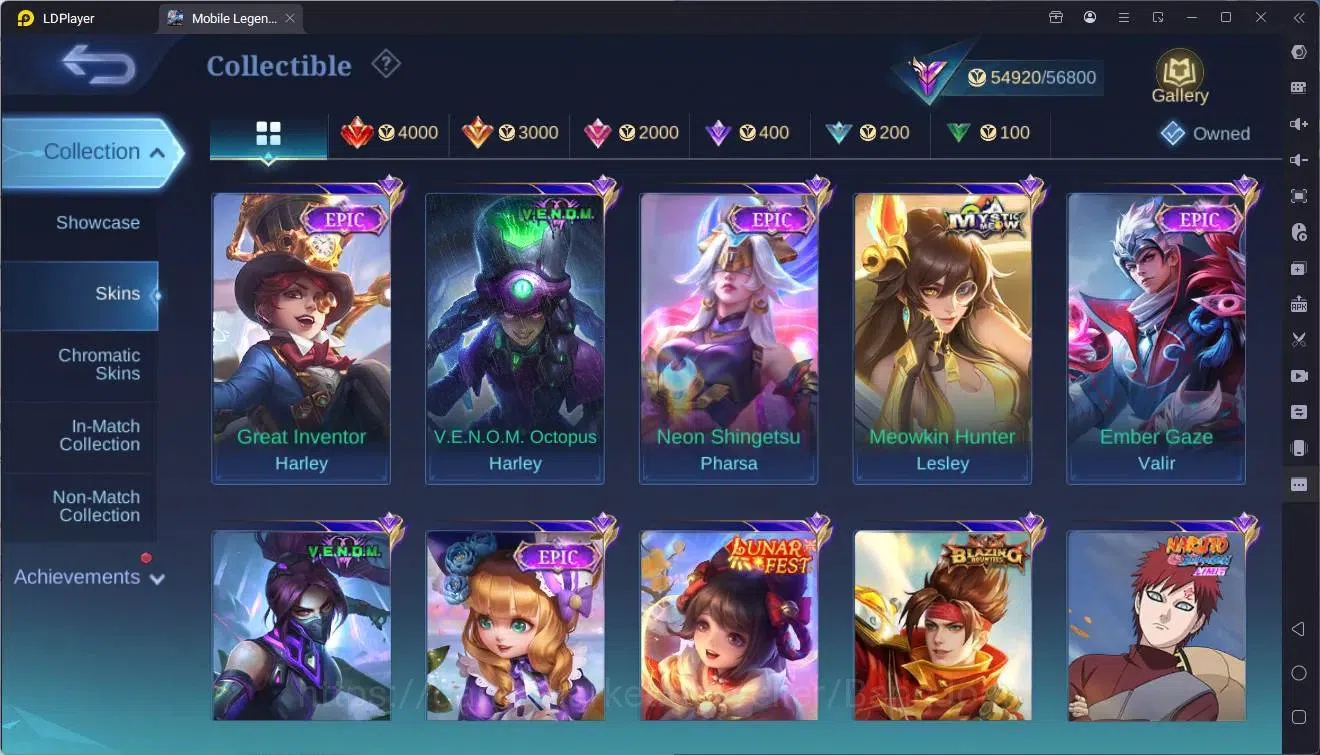 Mobile Legends: Bang Bang Accounts Global|Hero 119|Skin 253|Renowned|5-STAR Angela,Ka image 17