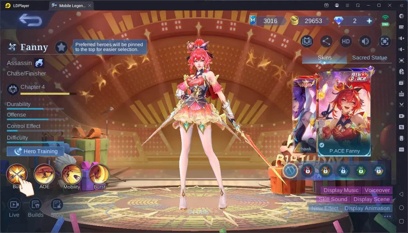 Mobile Legends: Bang Bang Accounts Global|Hero 119|Skin 253|Renowned|5-STAR Angela,Ka image 3