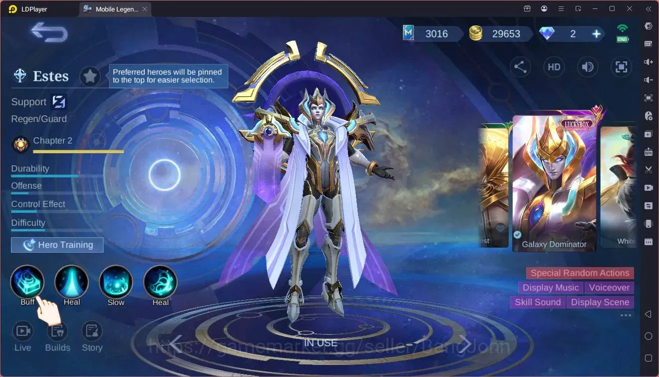 Mobile Legends: Bang Bang Accounts Global|Hero 119|Skin 253|Renowned|5-STAR Angela,Ka image 7