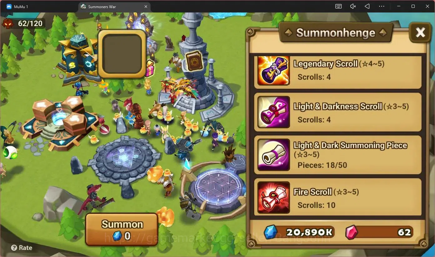 Summoners War: Sky Arena Accounts GLOBAL | NB 5 TESHAR,Starter Gacha 115 12Y+160 11Y image 4