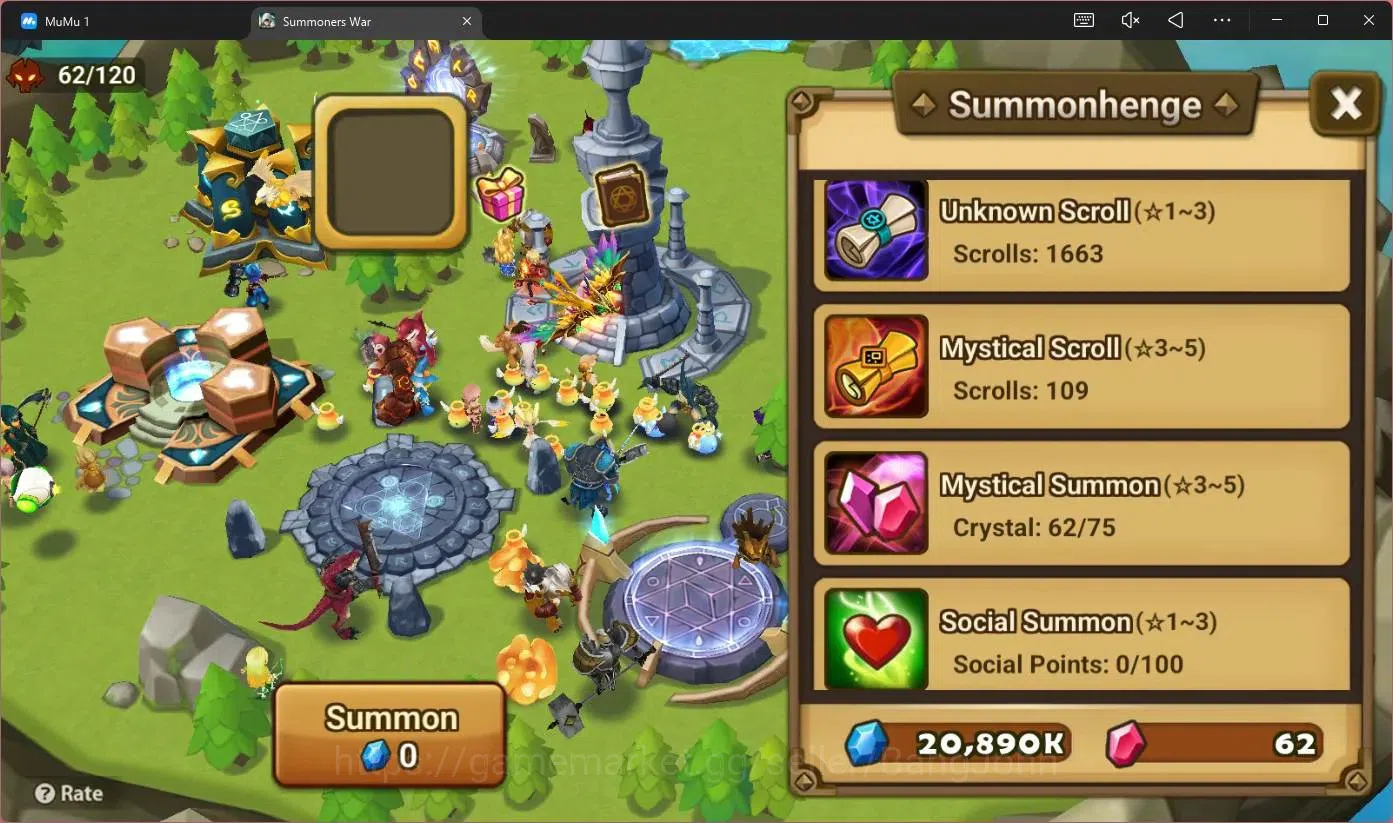 Summoners War: Sky Arena Accounts GLOBAL | NB 5 TESHAR,Starter Gacha 115 12Y+160 11Y image 5