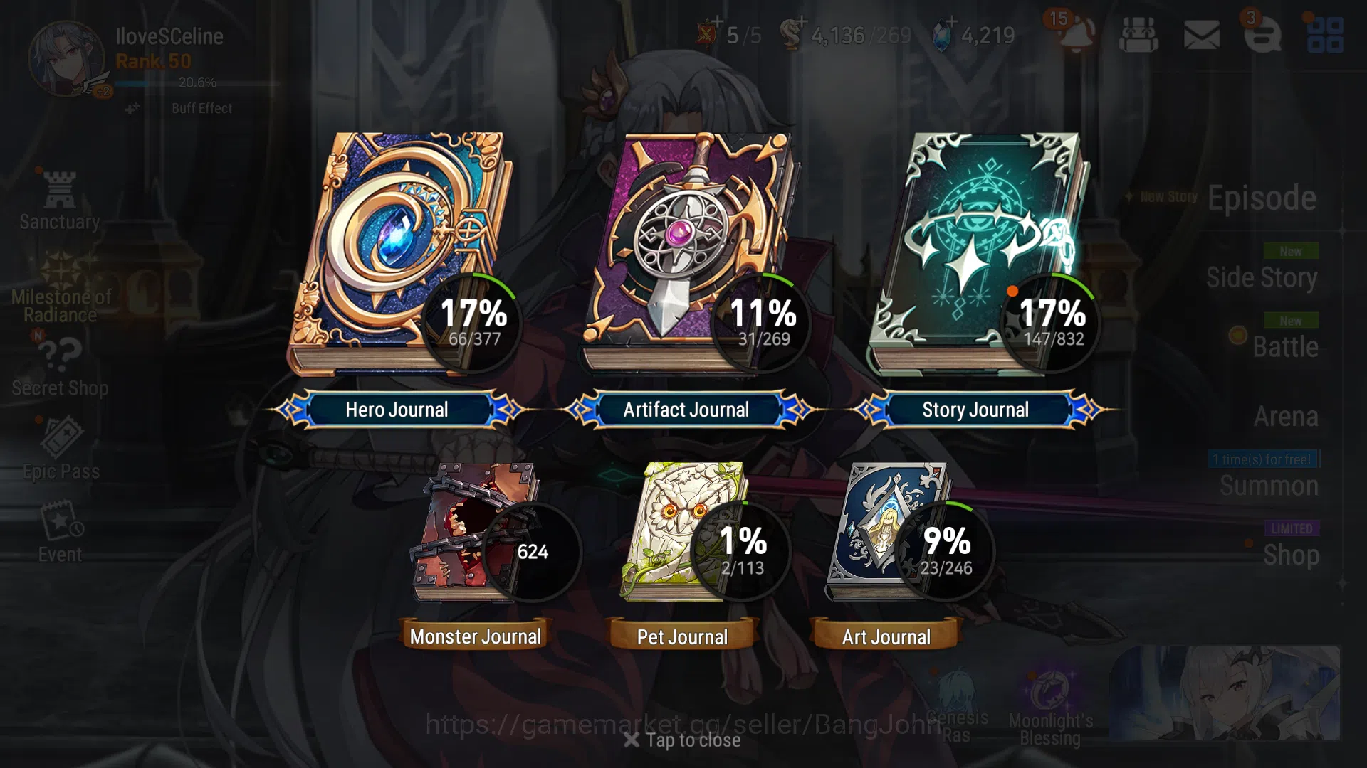Epic Seven Accounts GLOBAL Unverif|5ML(Ilynav,Belian,Krau,NC Lancy,SE image 12