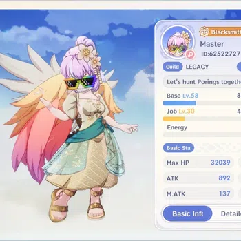 Ragnarok: The New World Accounts Sv Medusa |Unverif Email|Lv.58 Blackmith, Ready Raid|4 SSR Pet|1K Zeny+72K BoundZeny|Low