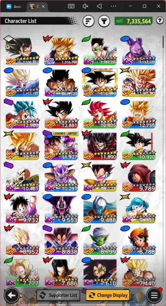 Dragon Ball Legends Accounts Android | Lvl 143 | 7.3M Power | 61.5K CC|1 UL|UL  image 10
