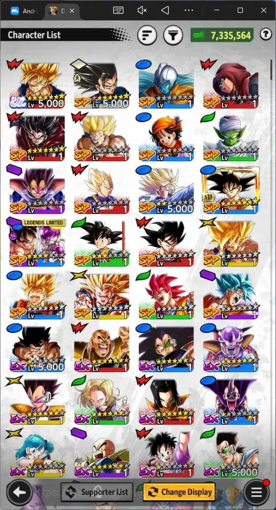 Dragon Ball Legends Accounts Android | Lvl 143 | 7.3M Power | 61.5K CC|1 UL|UL  image 9