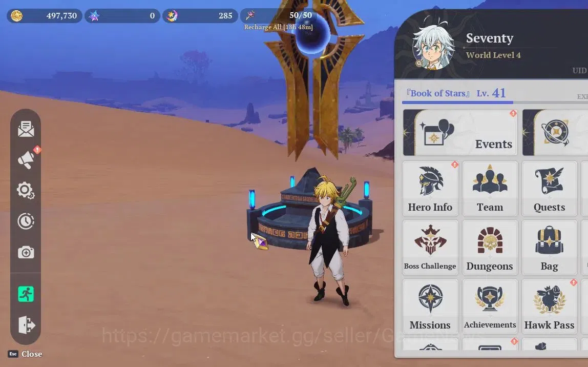 The Seven Deadly Sins: Origin Accounts SEA|Lvl 41|6 SSR|MeliodasP6,MannieP5,GuilaP2,Cloth image 14