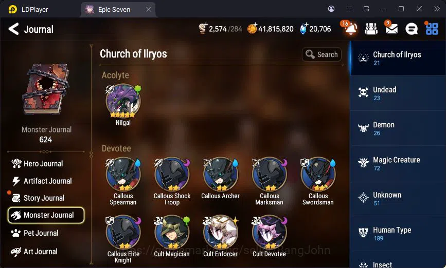 Epic Seven Accounts Global Unverif | 6ML | 7 ML | LOTS | Cermin | Aven image 20