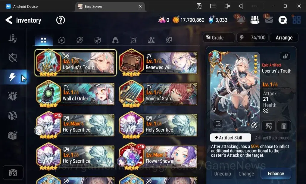 Epic Seven Accounts GLOBAL Unverif|New Era|5 ML(Ruele oL,Belian,EW Lud image 10