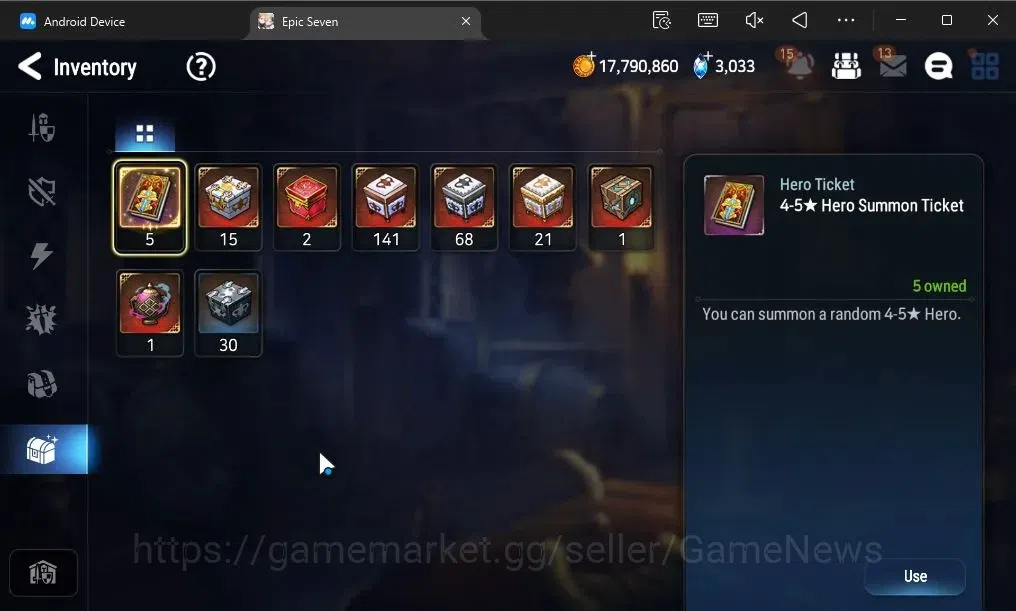 Epic Seven Accounts GLOBAL Unverif|New Era|5 ML(Ruele oL,Belian,EW Lud image 12