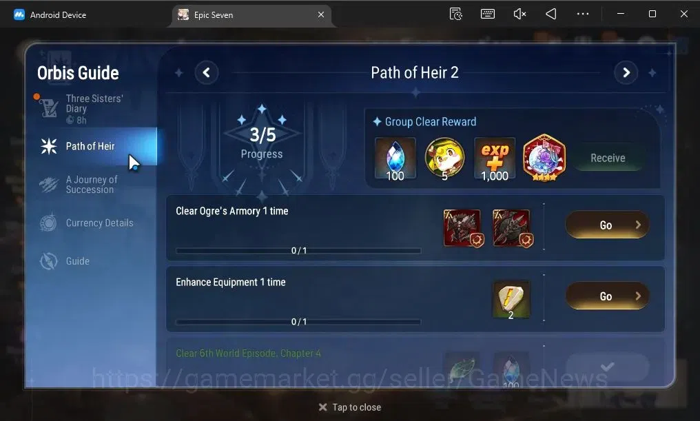Epic Seven Accounts GLOBAL Unverif|New Era|5 ML(Ruele oL,Belian,EW Lud image 3