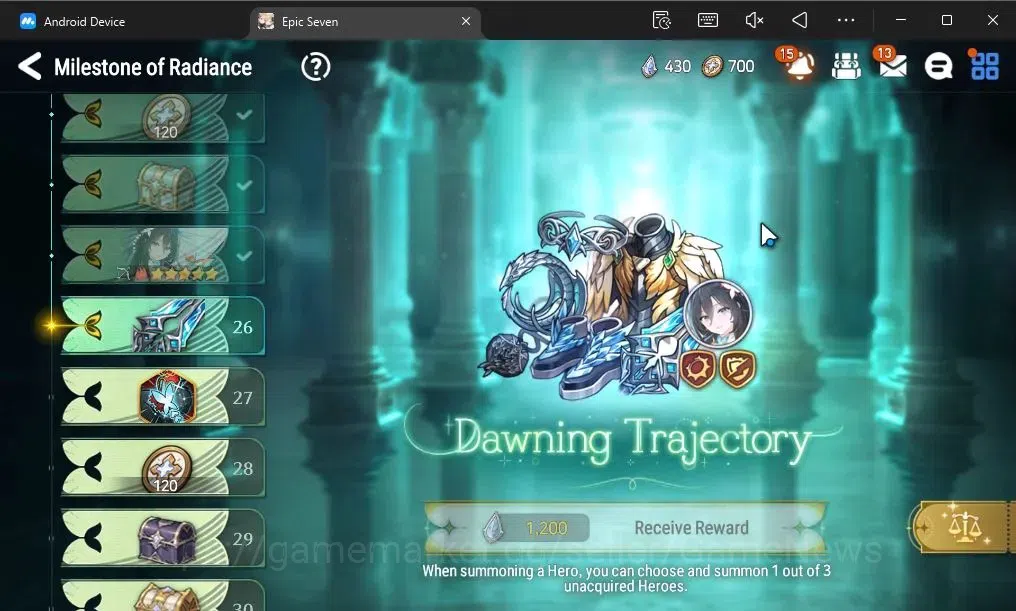 Epic Seven Accounts GLOBAL Unverif|New Era|5 ML(Ruele oL,Belian,EW Lud image 4