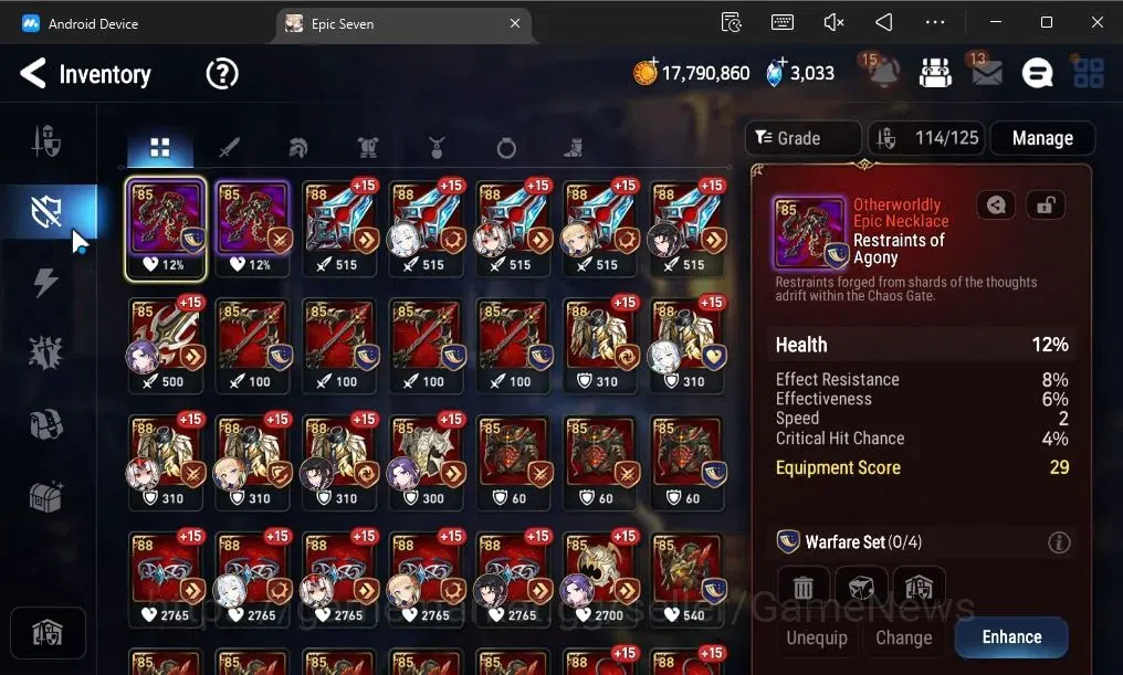Epic Seven Accounts GLOBAL Unverif|New Era|5 ML(Ruele oL,Belian,EW Lud image 9
