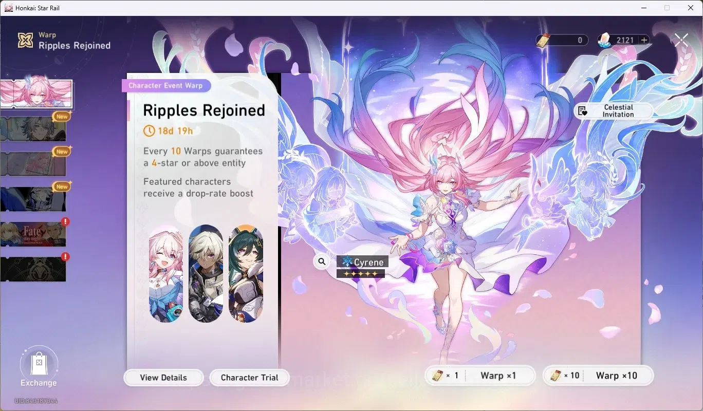 Honkai Star Rail Accounts ASIA|TL 48|5 Char Limited [Evanescia+(Sign)],Yao G image 11