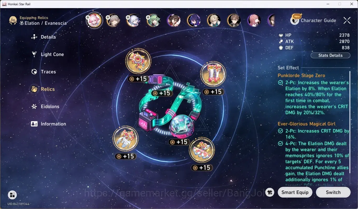 Honkai Star Rail Accounts ASIA|TL 48|5 Char Limited [Evanescia+(Sign)],Yao G image 14