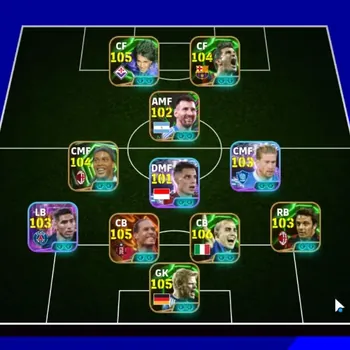 eFootball Accounts High-End Android|Power 3202|3 Big Time Virgil Van Dijk|19 Epic Fabio Cannavaro,Oliver Kahn,Gabriel