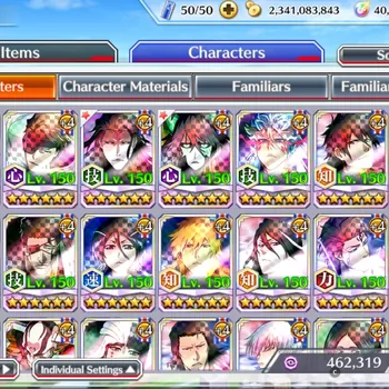 Bleach: Brave Souls Accounts Mid-Tier Global|40K Orb|80%Side Story|TYBW26 Shuhei,Aizen,Ichigo,ShunSui,Gisele,11th