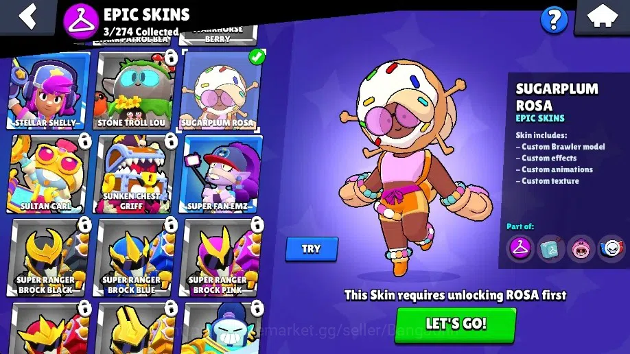 Brawl Stars Accounts Global | 1001 Thropy|15 Brawler|3 Max Lv  Hypercha image 11