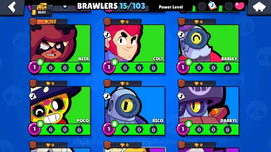 Brawl Stars Accounts Global | 1001 Thropy|15 Brawler|3 Max Lv  Hypercha image 6