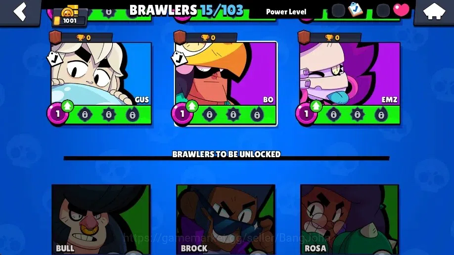 Brawl Stars Accounts Global | 1001 Thropy|15 Brawler|3 Max Lv  Hypercha image 7