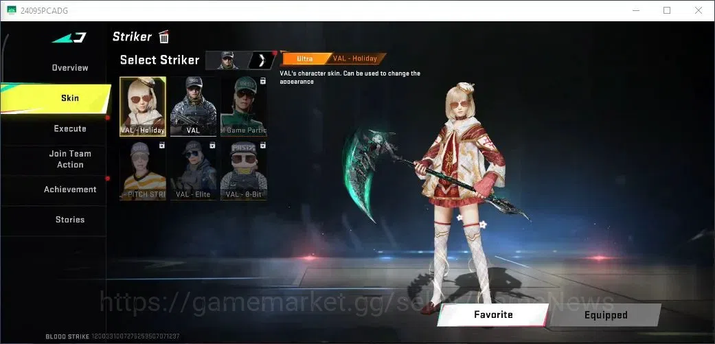 Blood Strike Accounts ASIA|ETERNAL Desert Eagle|Mele Ultra Scythe,Colab image 14