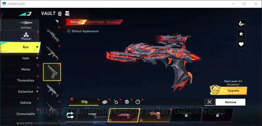 Blood Strike Accounts ASIA|ETERNAL Desert Eagle|Mele Ultra Scythe,Colab image 18
